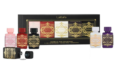 Colección Lattafa Badee Al Oud 5 x 5 ml EDP Spray