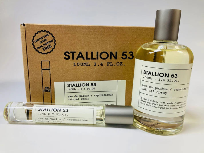Stallion 53 3.4 oz tester included 20 ml