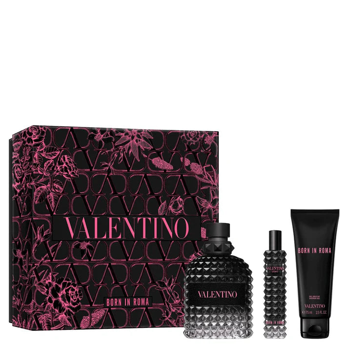 VALENTINO BORN IN ROMA EAU DE TOILETTE TRIO SET